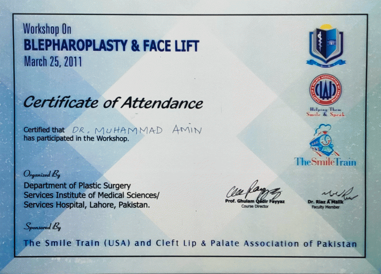 2011---Blepharoplasty-and-Facelift-workshop-at-services-hospital-lahore
