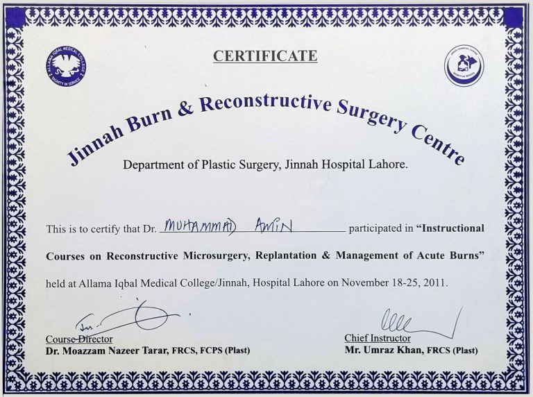 2011---Course-on-Reconstructive-Microsurgery-at-Jinnah-hospital